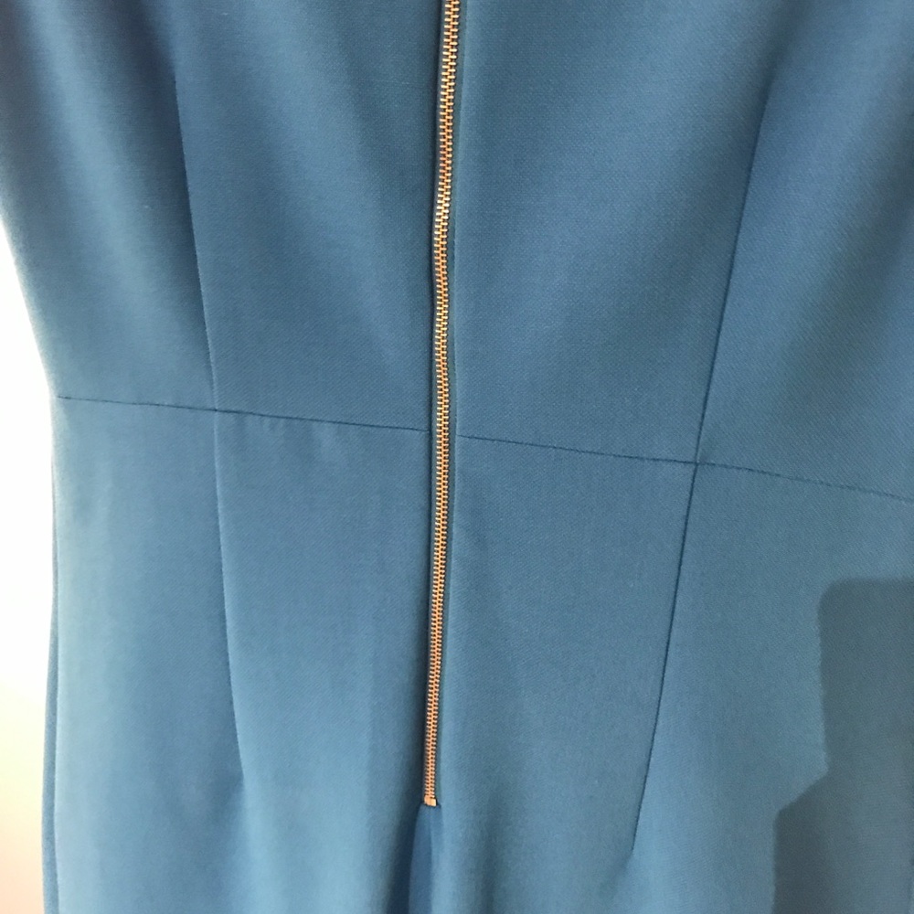 DVF Diane von Furstenberg blue sleeveless dress - Picture 4 of 7